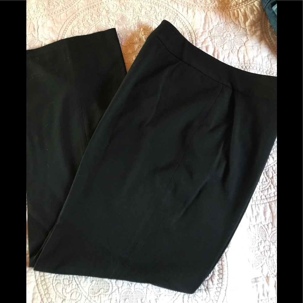 Black Wide Leg Trousers